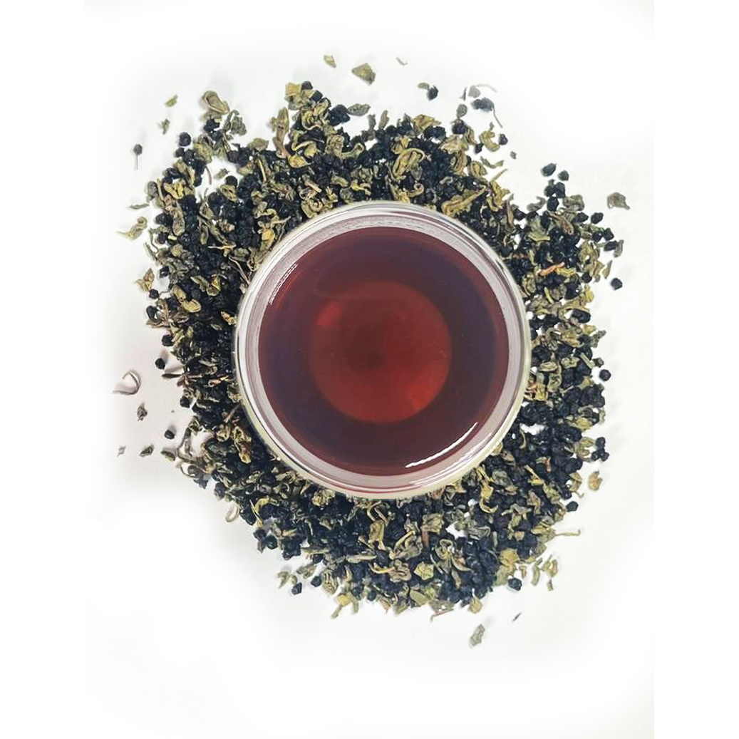 Green Tea and Elderberry Loose Leaf Herbal Tea