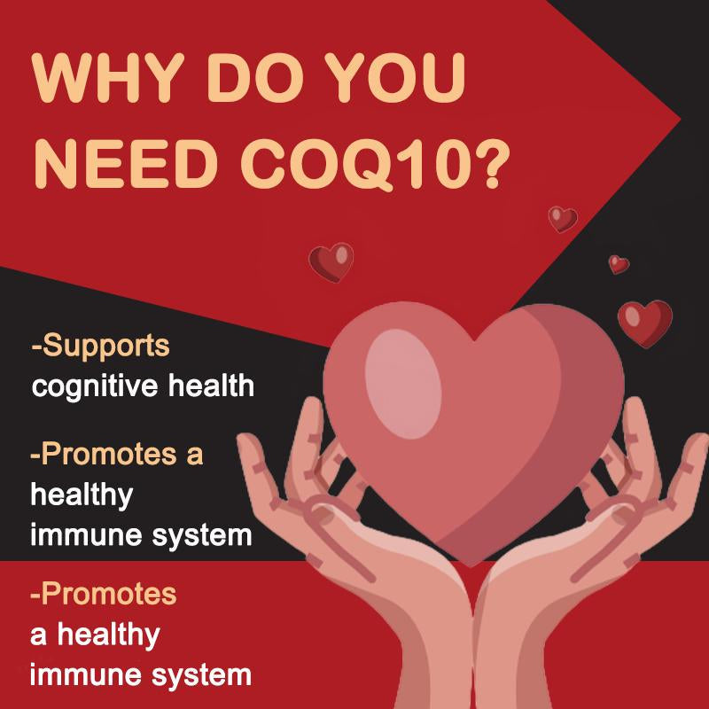 1000Mg CoQ10 Ubiquinone for Heart Health Energy
