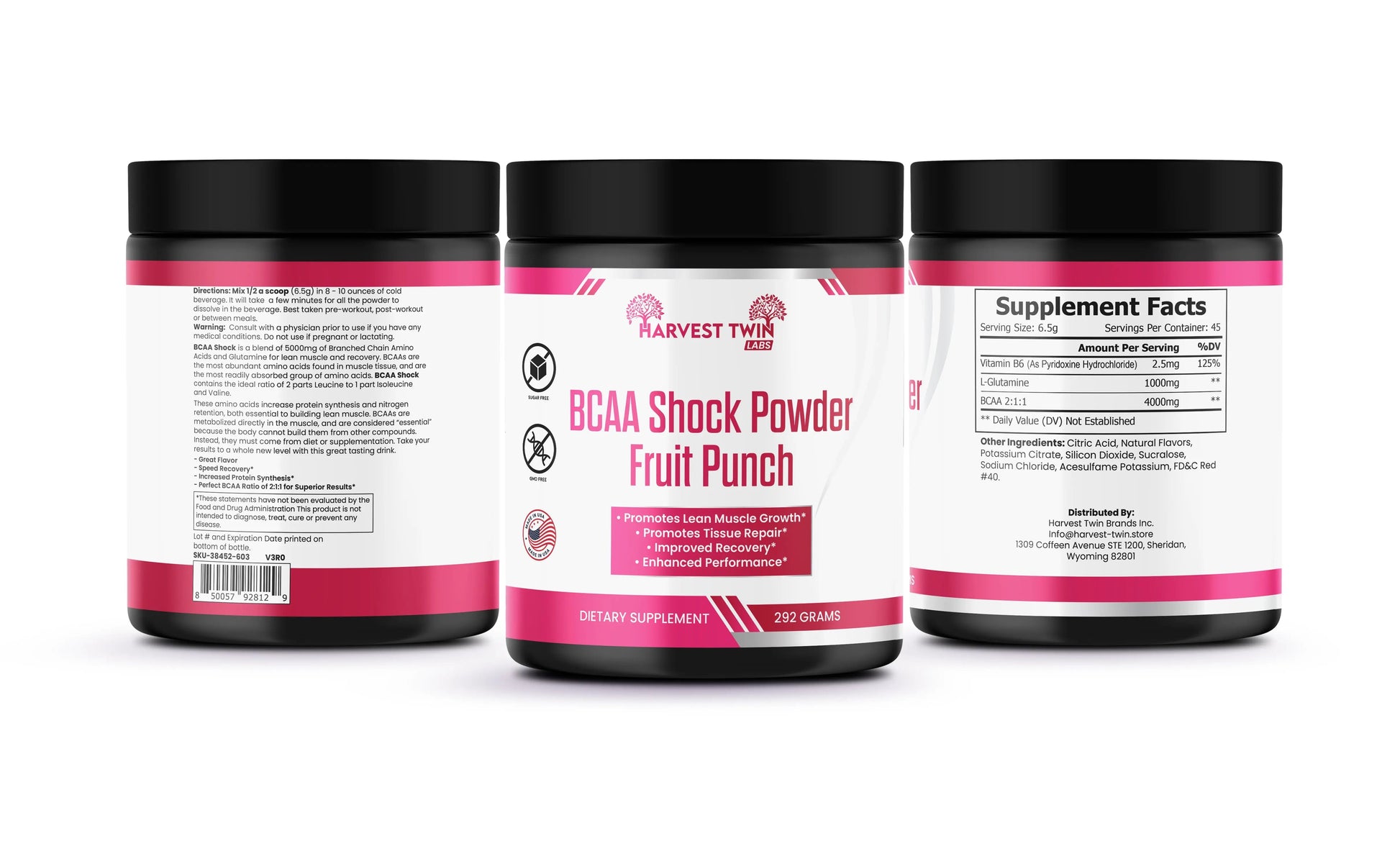 BCAA Shock Powder (Fruit Punch)-1