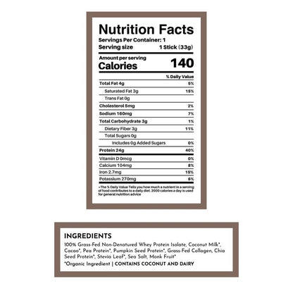 Chocolate Protein Powder - Individual Stick