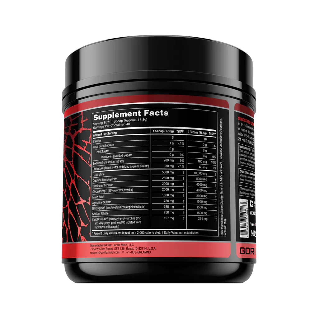 Stimulant Free Pre-Workout - Nitric Pump Formula